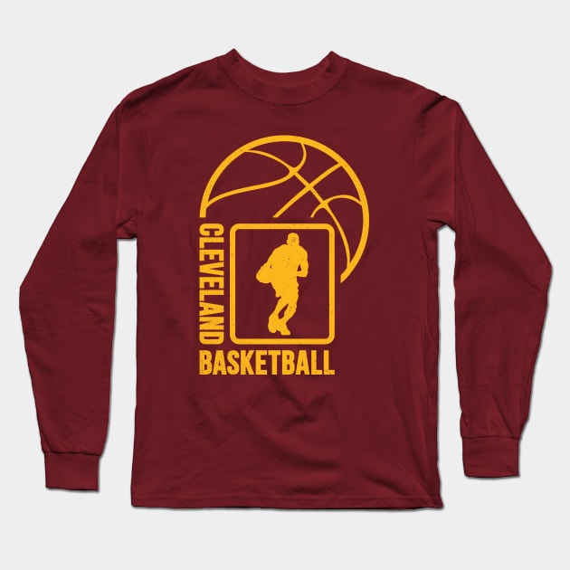 Cleveland Basketball 02 Long Sleeve T-Shirt by yasminkul